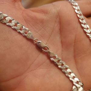 Solid 925 Sterling Silver Italian Chain